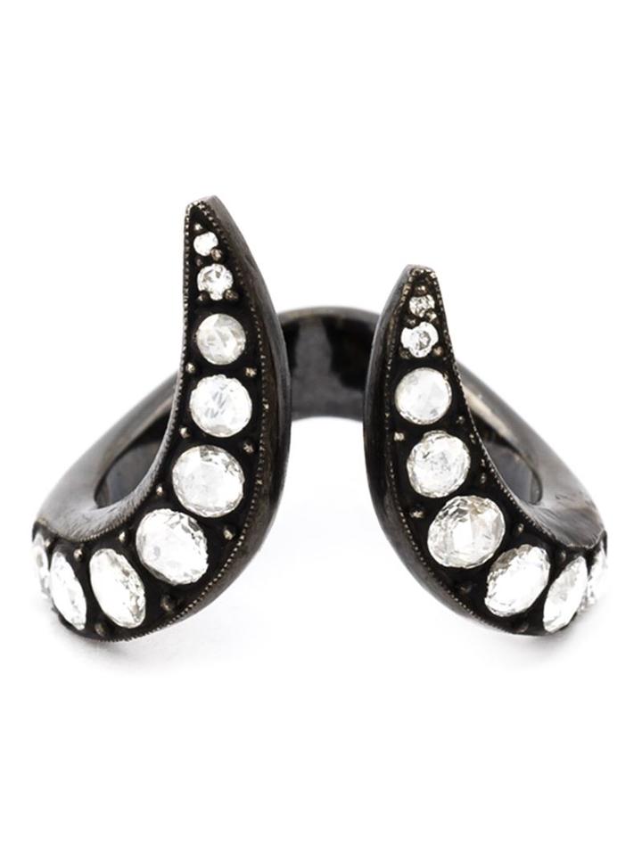 Monan 'maleficent' Diamond Midi Ring