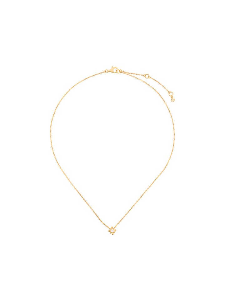 Astley Clarke Mother Of Pearl Mini Floris Pendant - Metallic
