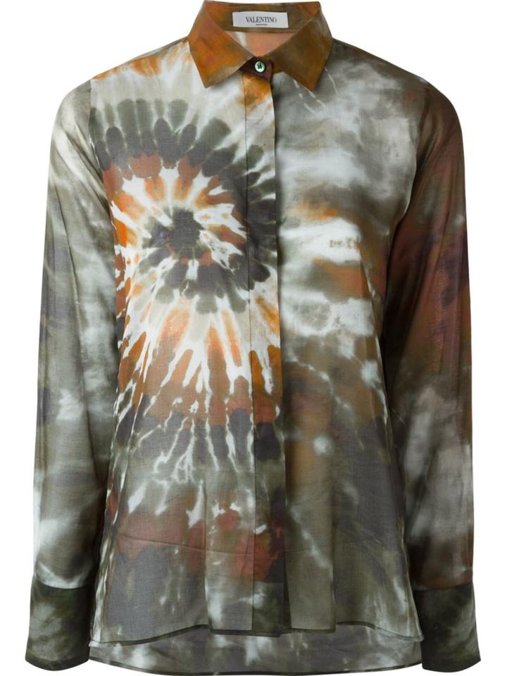 Valentino Tie-dye Shirt, Women's, Size: 40, Cotton