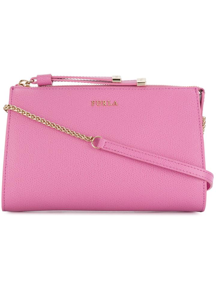 Furla Luna Crossbody Bag - Pink & Purple