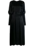 Rotate Belted Midi Dress - Black