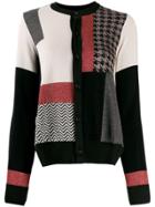 Comme Des Garçons Noir Kei Ninomiya Patchwork-effect Cardigan - Black