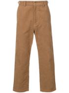 Ami Paris Worker Straight Fit Trousers - Neutrals