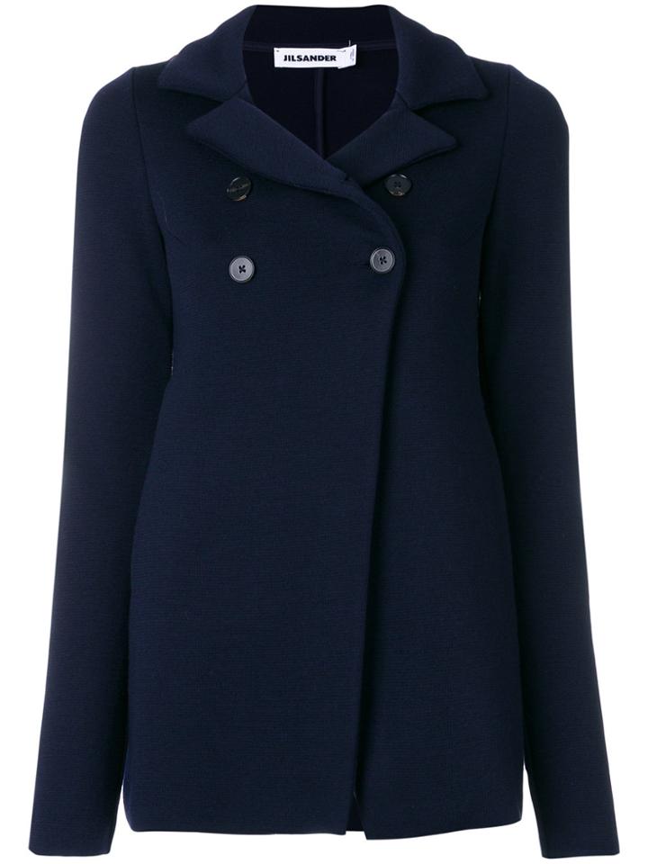 Jil Sander Milanese Knit Jacket - Blue