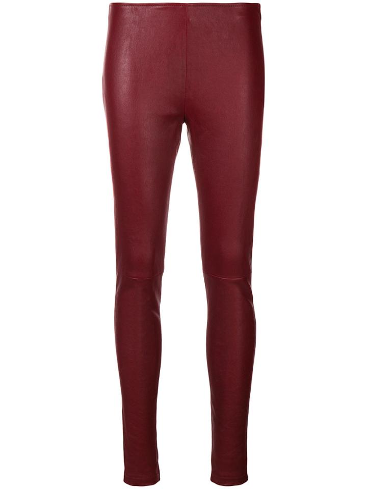 Manokhi Classic Stretch Leggings - Red