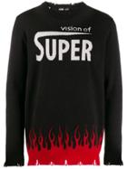 Vision Of Super Flame Sweater - Black
