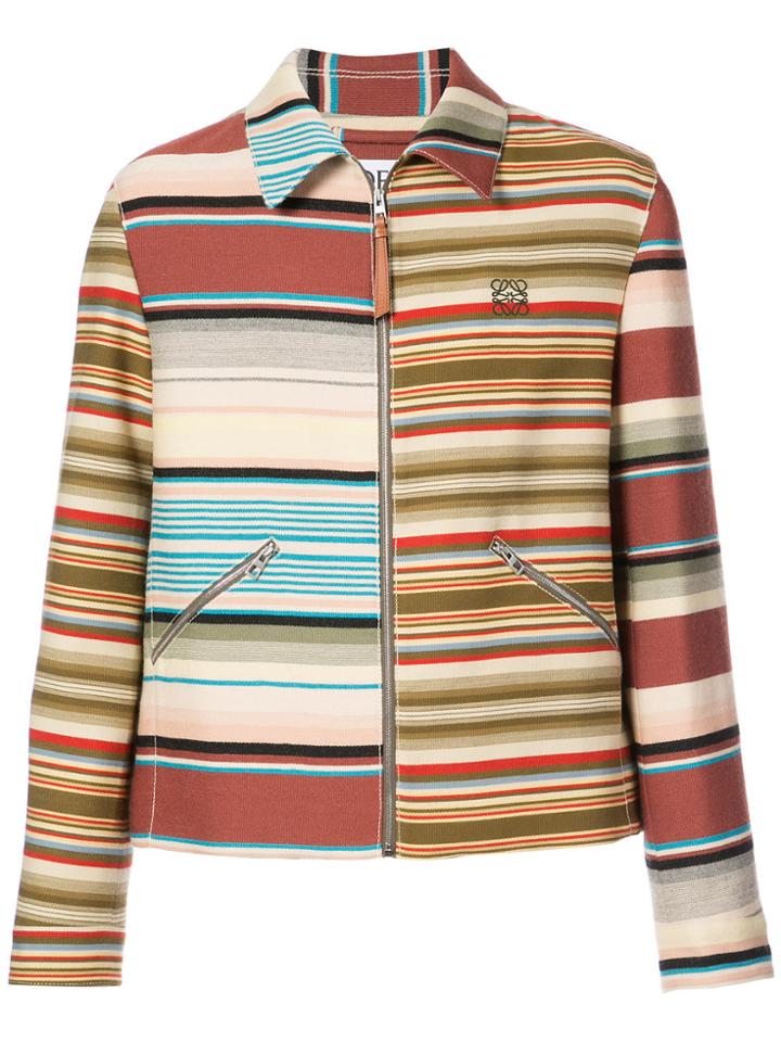 Loewe Striped Zip Jacket - Multicolour