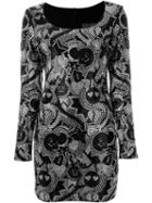 Philipp Plein Sweet Dress, Women's, Size: M, Black, Viscose/polyester/spandex/elastane