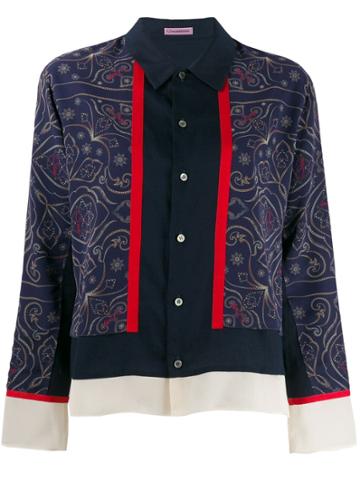 Sueundercover Patterned Blouse - Blue