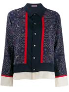 Sueundercover Patterned Blouse - Blue