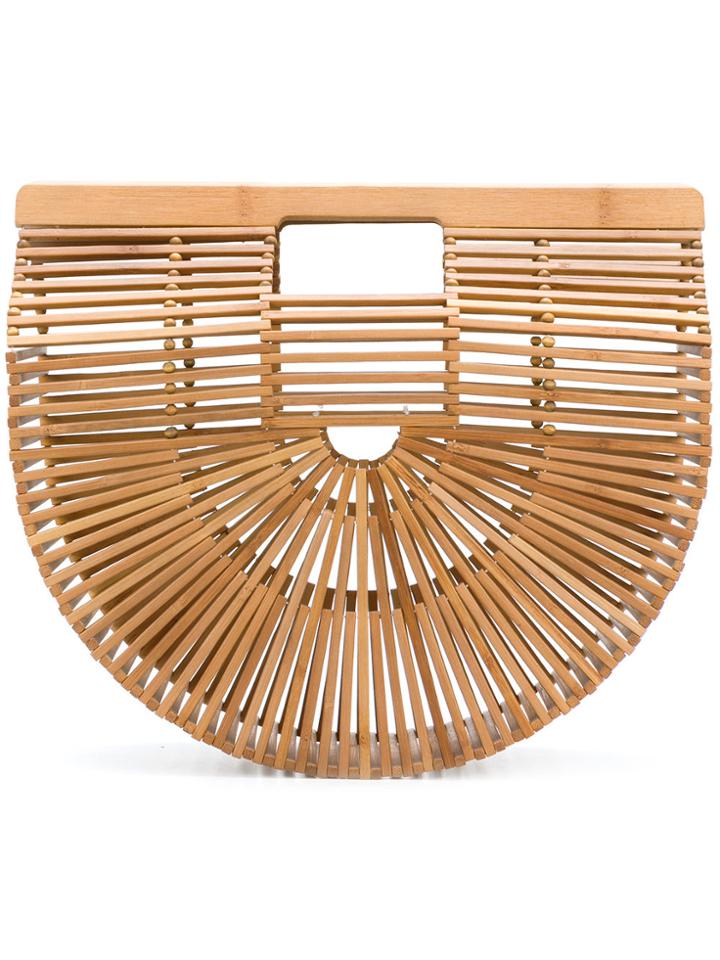 Cult Gaia Basket Tote Bag - Brown