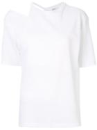 G.v.g.v. Cut-out Waffle T-shirt - White