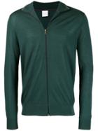 Paul Smith Zipped Fitted Cardigan - Green