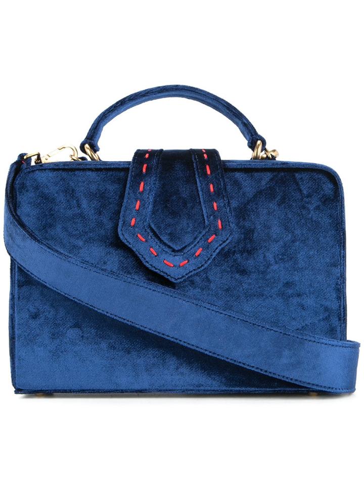 Mehry Mu Top-handle Box Tote - Blue