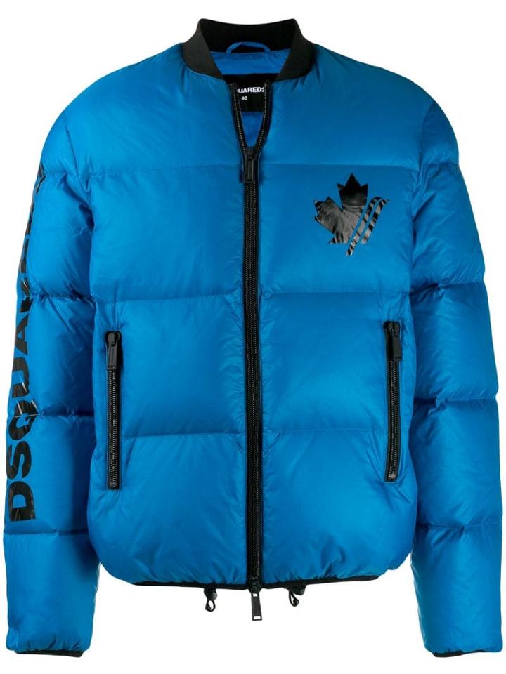 Dsquared2 Zipped Padded Jacket - Blue