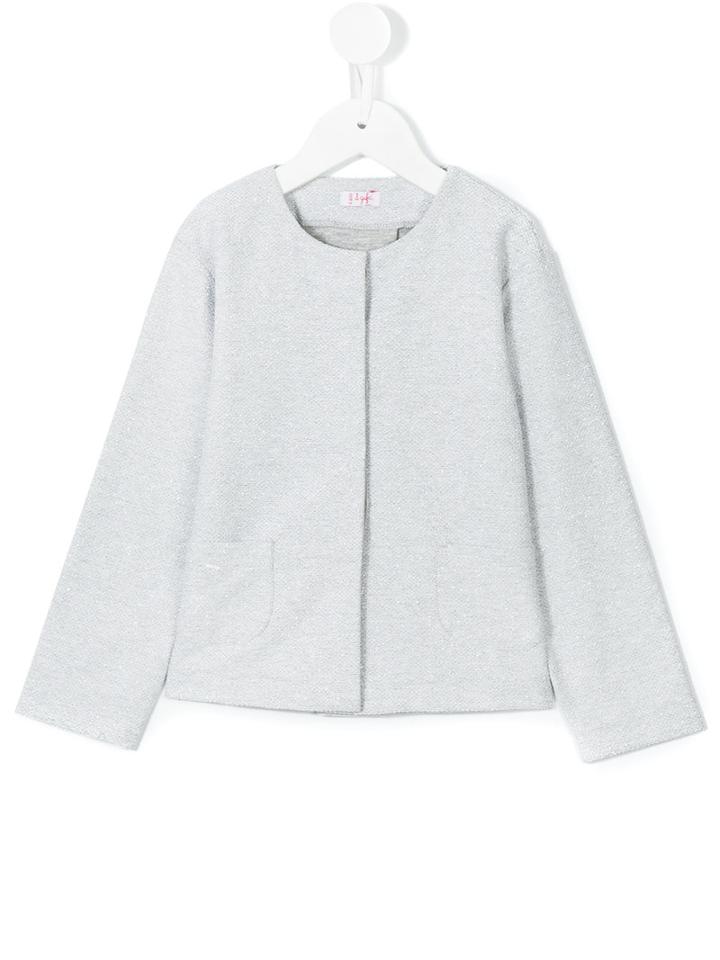 Il Gufo - Tweed Jacket - Kids - Cotton/polyamide/polyester/spandex/elastane - 6 Yrs, Grey