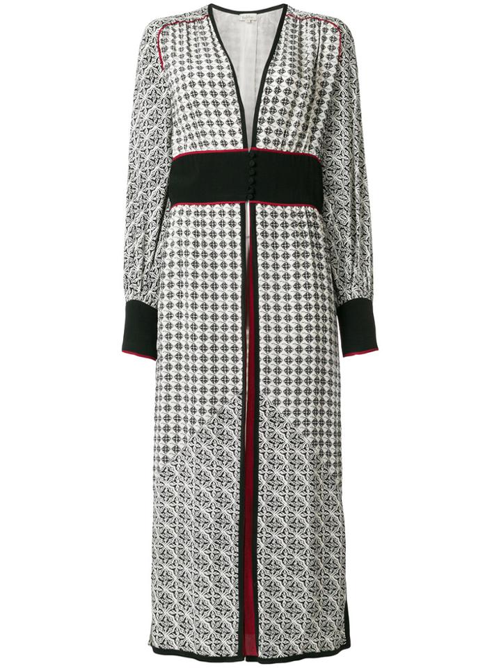 Talitha Scarf Print Tabia Robe - Multicolour