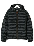 Save The Duck Kids Padded Hooded Jacket - Black