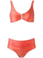 Lygia & Nanny Bikini Set, Women's, Size: 40, Yellow/orange, Polyamide/spandex/elastane