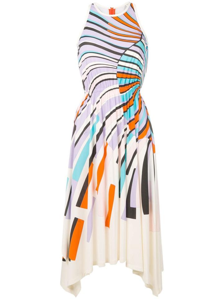 Emilio Pucci Flared Midi Dress - White
