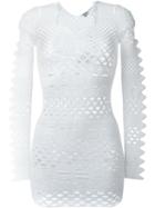 Kenzo Openwork Knit Lace Dress