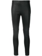 Iro Side Stud Skinny Trousers - Black