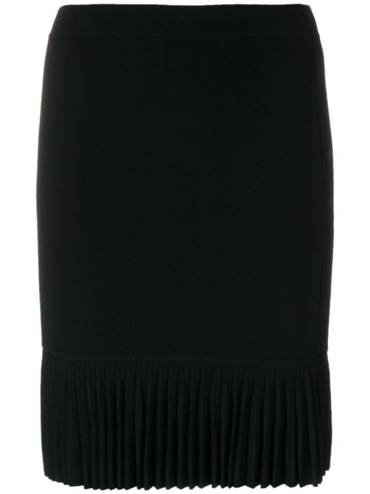 Alexander Wang Pleated Hem Skirt - Black