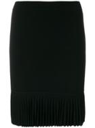 Alexander Wang Pleated Hem Skirt - Black