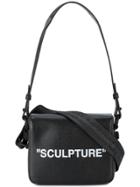 Off-white Sculpture Leather Shoulder Bag - Black