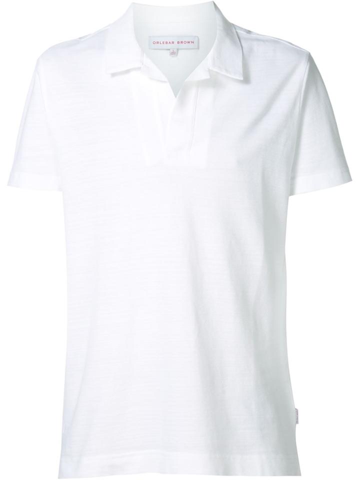 Emporio Armani Logo Patch Polo Shirt - White