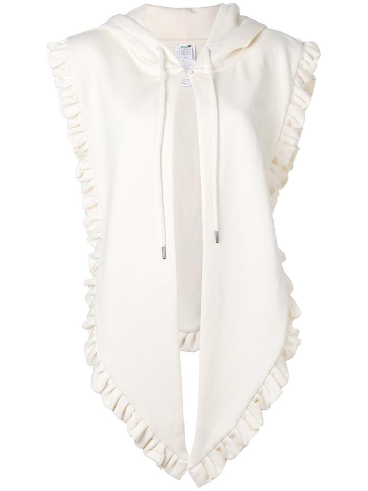 Fenty X Puma - Hoodie Shawl - Women - Cotton/polyester - One Size, White, Cotton/polyester