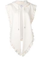 Fenty X Puma - Hoodie Shawl - Women - Cotton/polyester - One Size, White, Cotton/polyester