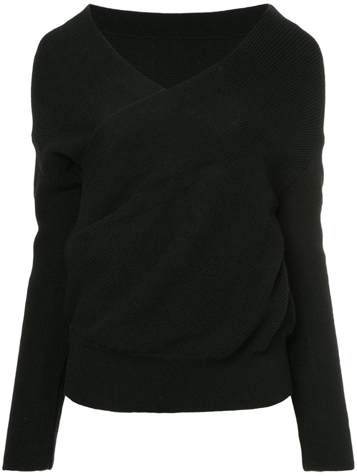 Cityshop V-neck Jumper - Black
