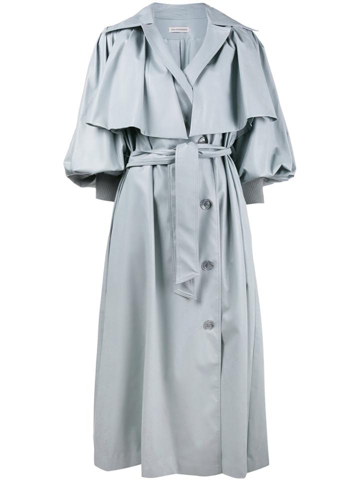 Vika Gazinskaya Oversized Trench Coat - Grey