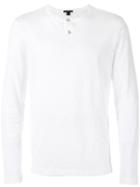 Theory - Henley Longsleeved T-shirt - Men - Cotton - L, White, Cotton