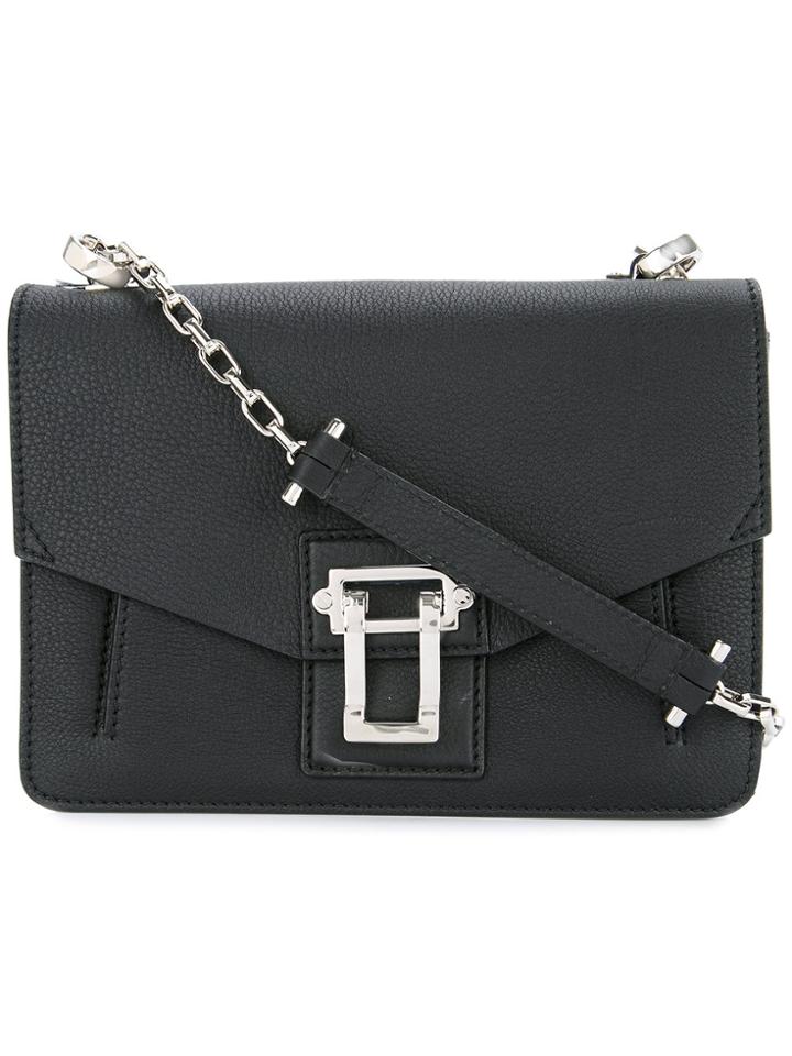 Proenza Schouler Pebbled Leather Hava Chain Shoulder Bag - Black