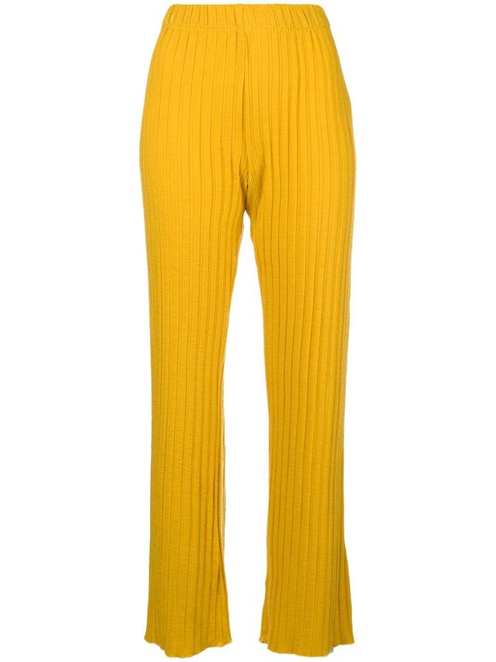 Simon Miller Loose Flared Trousers - Yellow & Orange