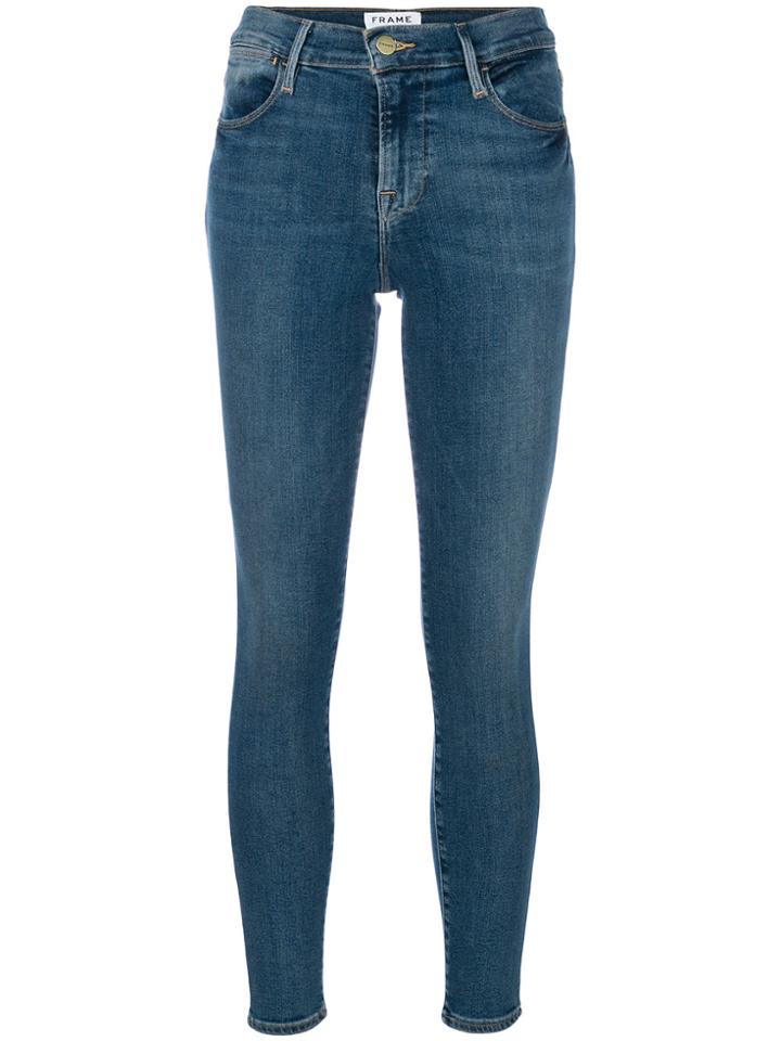 Frame Denim Classic Skinny Jeans - Blue