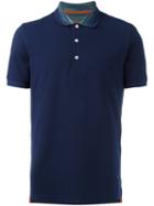 Missoni Contrast Collar Polo Shirt, Men's, Size: Xxxl, Blue, Cotton