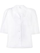 Rosie Assoulin - Thank You Shirt - Women - Cotton - S, Women's, White, Cotton