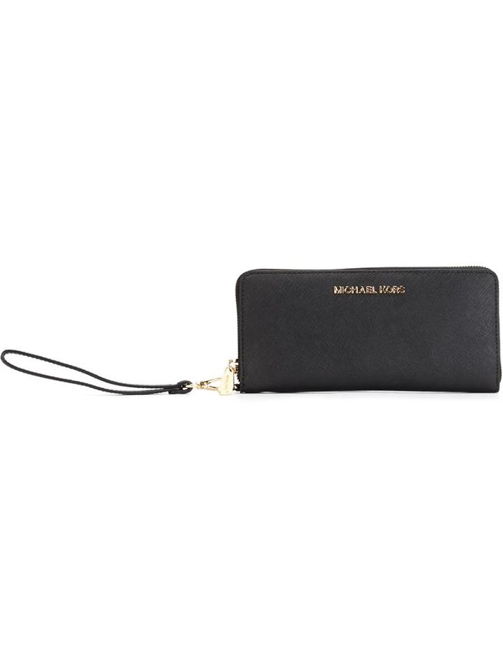 Michael Michael Kors Logo Zip Wallet