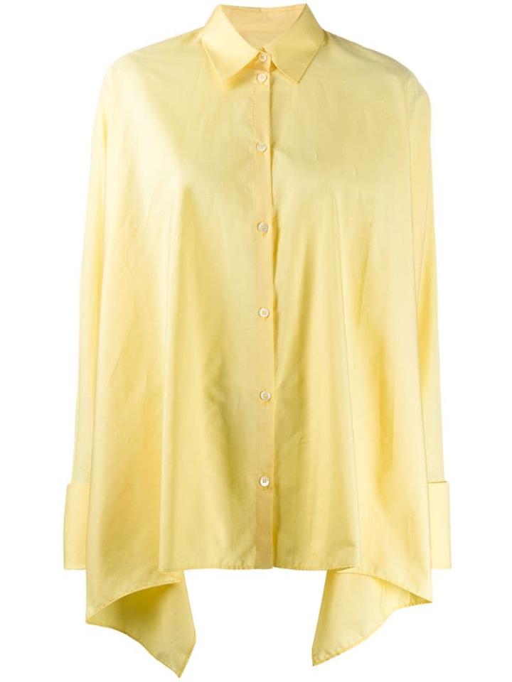 Maison Margiela Asymmetric Hem Shirt - Yellow