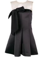 P.a.r.o.s.h. Sleeveless Ribbon Bow Dress - Black