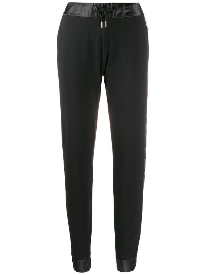 Plein Sport Logo Stripe Track Trousers - Black