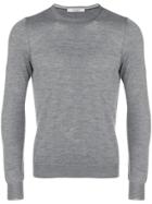 La Fileria For D'aniello Round Neck Jumper - Grey