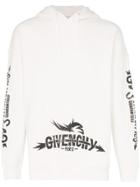 Givenchy Tarius Logo Cotton Hoodie - White