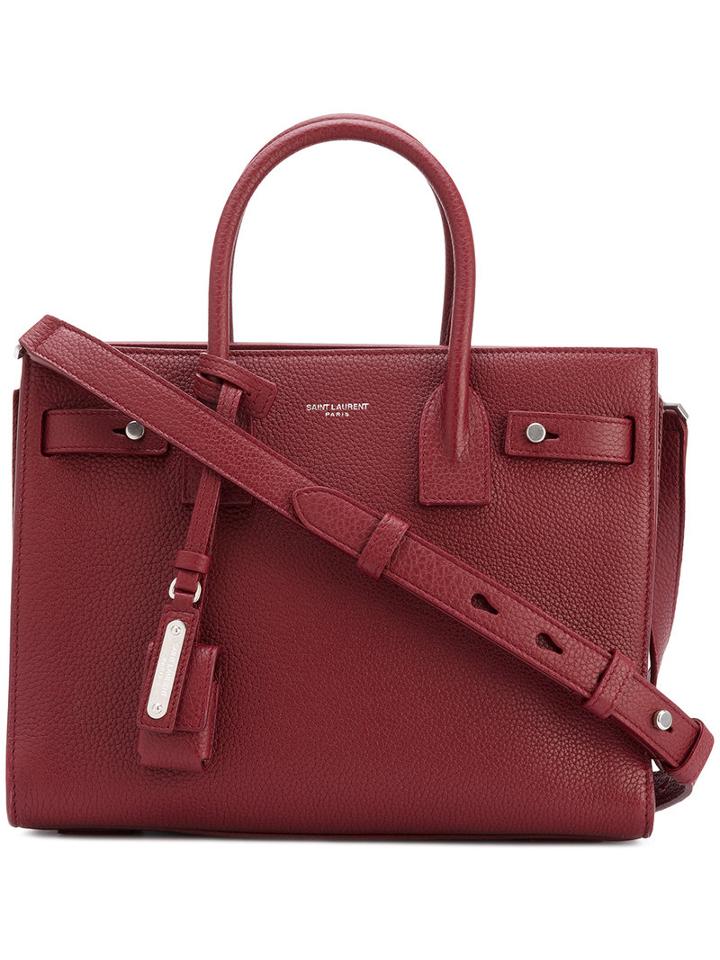 Small Sac De Jour Bag - Women - Leather - One Size, Red, Leather, Saint Laurent
