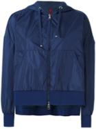 Moncler Comte Cropped Jacket, Women's, Size: 2, Blue, Polyamide/nylon