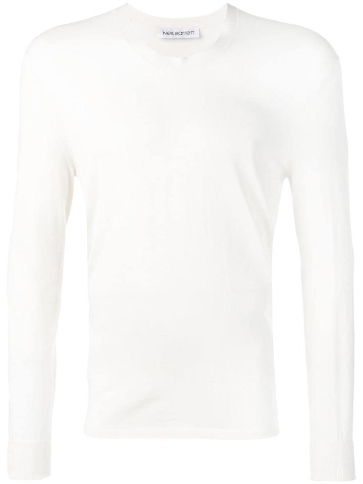Neil Barrett Fine Knit Jumper - Neutrals