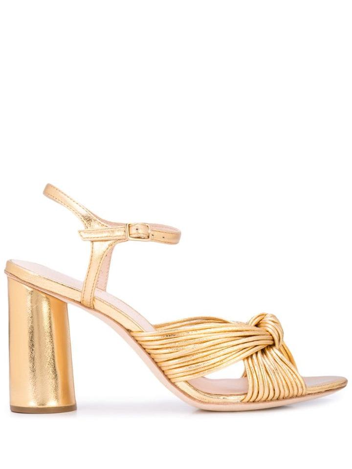 Loeffler Randall Cecen Sandals - Gold